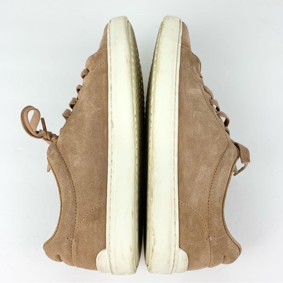 Rag & Bone Kent Suede Lace Up Sneakers Macaroon 37.5 - Picture 11 of 12